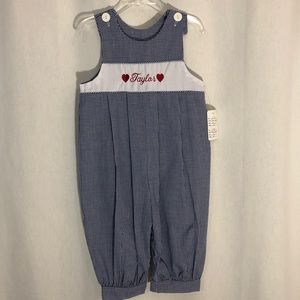 NEW 2T Monogrammed “Taylor” Boutique Long Jumper